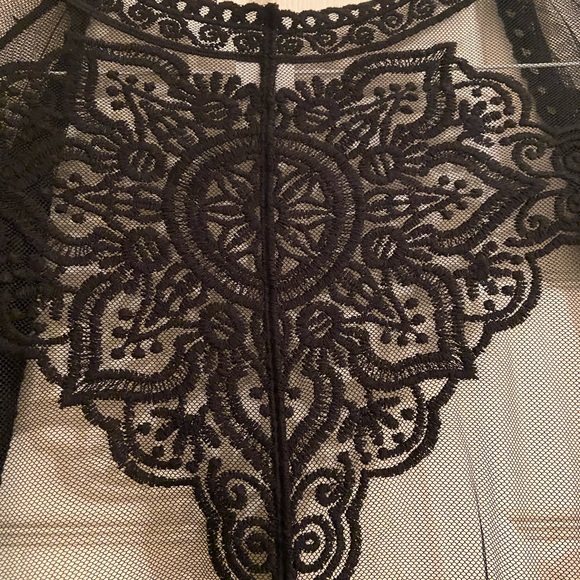 NWT SHEER BLACK DUSTER - Picture 8 of 16
